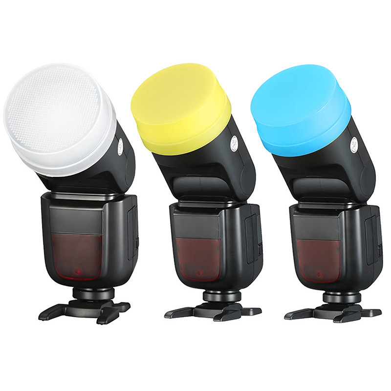 Cminyp Flash Khuếch Tán Mái Vòm Bounce Cho V1 TT600 V850II V860III TT600 / 520 / 685 / 850 / 860 Flash Speedlight Glory