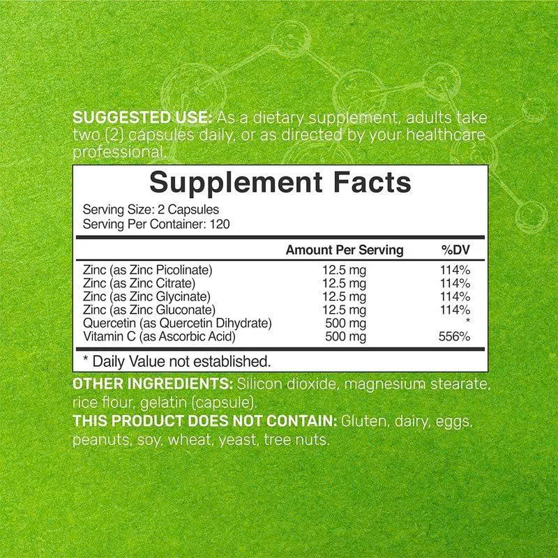 Deal Zinc + Quercetin + Vitamin C – Giải Pháp Hỗ Trợ Miễn Dịch Được Ưa Chuộng