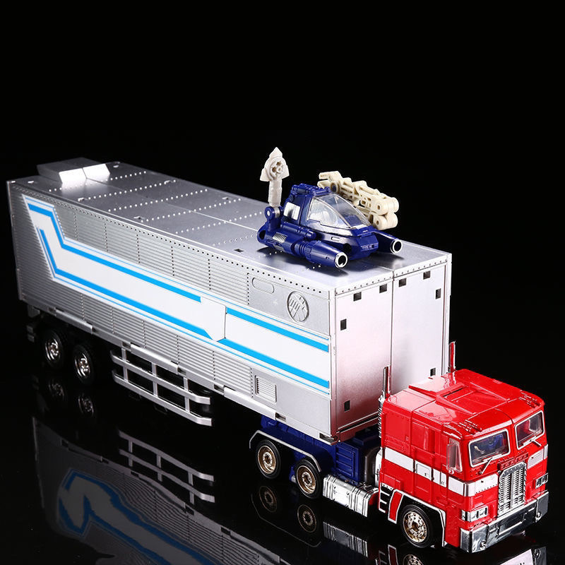 Đồ chơi biến hình Cool Change Treasure Optimus Prime MP-10V 33018, tấm hợp kim màu gốc, cỗ xe cột KBB