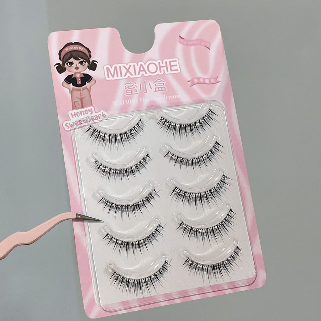 Đen Mô Phỏng Lông Mi Giả Người Phụ Nữ DIY Wispy Dải Lông Mi Món Quà Hoàn Hảo Cho Bé Gái Hoặc Nữ