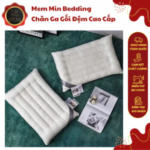 Gối Thấp Bông Đậu Lành Siêu Hot Chất Liệu Tencel Cao Cấp Mềm Mại Thoáng Mát - MemMinbedding Luxury