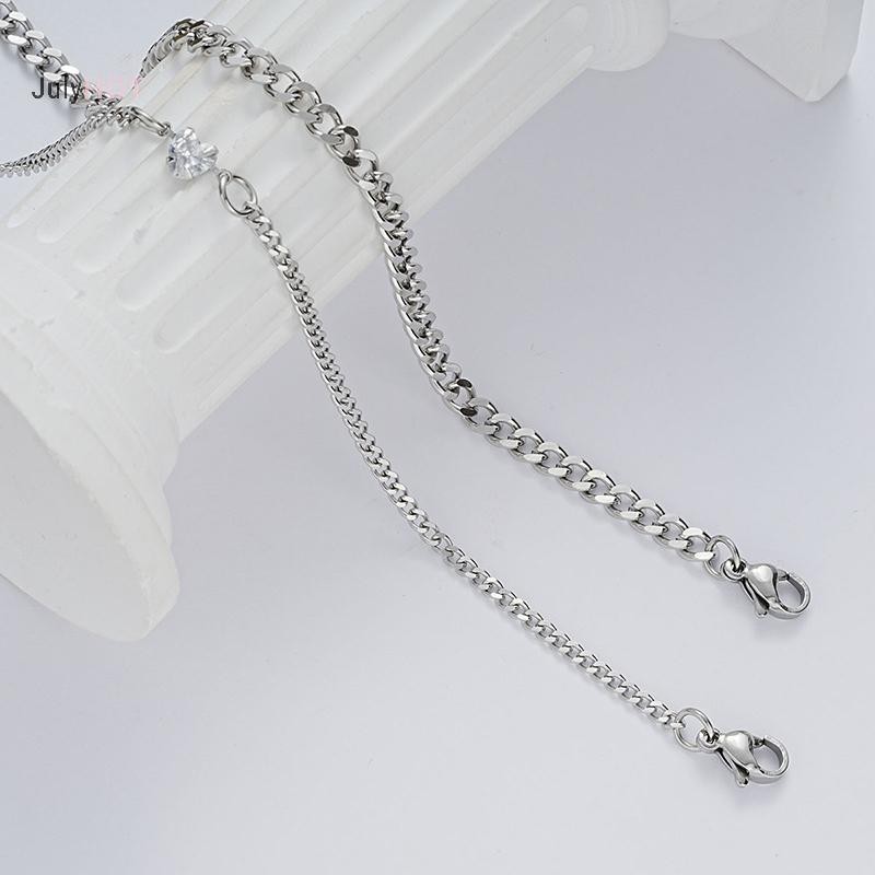 JULYHOT 2 Chiếc Vòng Tay Tinh Tế Thời Trang Đơn Giản Cho Cặp Đôi Unisex Cao Cấp Cảm Giác Trái Tim Vòng Tay Phụ Kiện Trang Sức Quà Tặng Valentines Massivedeals
