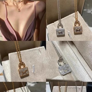 Châu Âu Mỹ ins Phong Cách Mới Full Kim Cương Hình Học Vòng Cổ Nữ