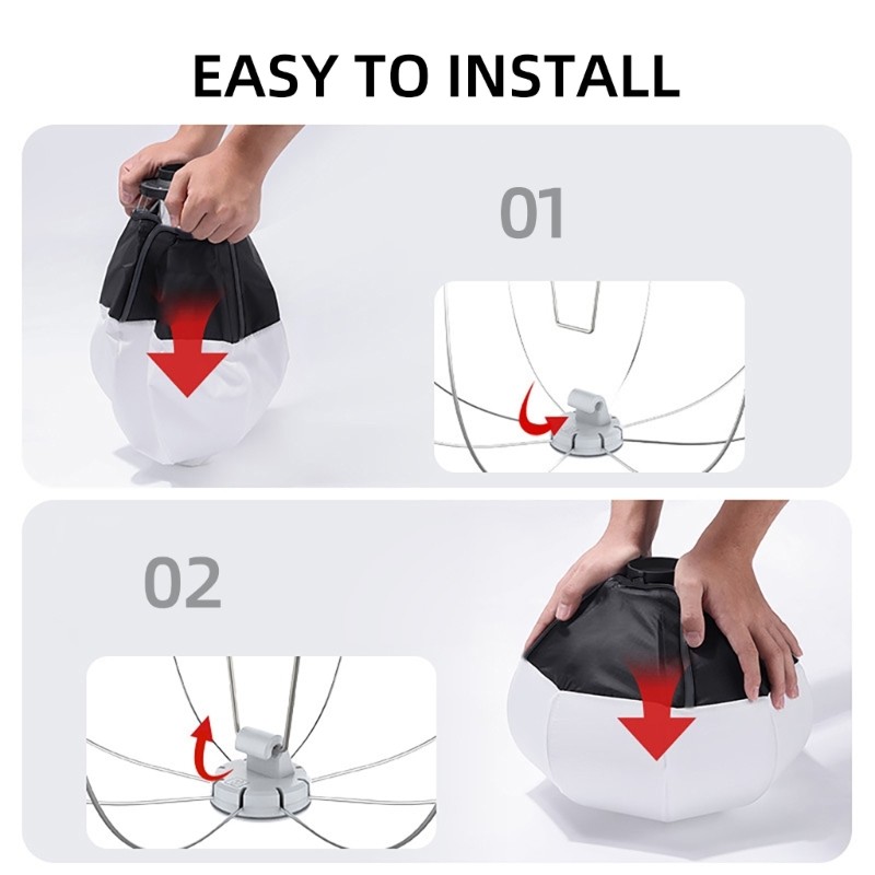 Redbaiaa1 30cm Softbox Mini Bowen Mount Bộ khuếch tán ánh sáng tốc độ để chụp ảnh