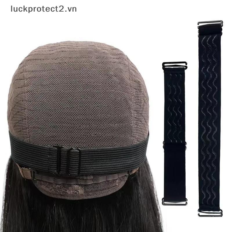 # luckpro # 1 Cái Dây thun có thể điều chỉnh màu đen để làm tóc giả Phụ kiện dây buộc tóc giả có thể điều chỉnh để giữ dây buộc tóc giả chống trượt.
