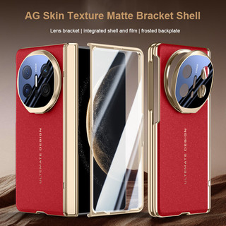 Dành cho Huawei Mate X6 X5 X3 180° Infinity Có Thể Gập Lại Kính Mặt Trước Mạ Chân Không Chống Vân Tay Thoải Mái Nắp Điện Thoại