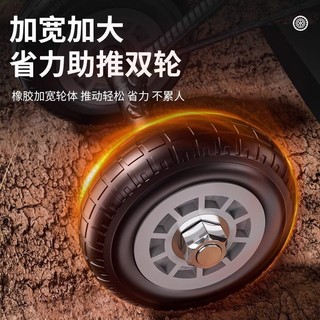 [Có thể điều chỉnh độ sâu] Tăng cường hai gót Đẩy Hoe Plough Đa chức năng Làm cỏ ba trong một Làm cỏ mở rộng đất Hoe Rãnh kéo tay lật ngược