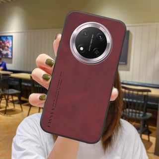Ốp lưng dẻo Honor X9c - X60 Pro - giả màu họa tiết da bò chặn màu cá tính đơn giản sang trọng