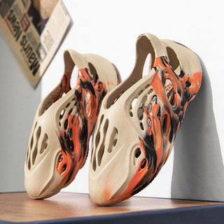 Dép sandal mùa hè, size lớn, Yeezy 700 ngụy trang, mềm mại thoải mái, phù hợp nam nữ