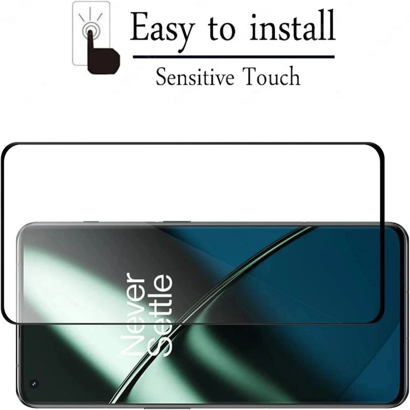 1-3 Chiếc Full Kính Cường Lực Cho OnePlus 13T 13R 13 10T 10R Bảo Vệ Màn Hình Điện Thoại Cho OnePlus 9RT 9R 9 8T 7T 7 6T 6 Plus 5G Full Cover Edge to Edge Phim Kính Cạnh Đen