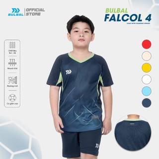 Bộ Quần Áo Bóng Đá Trẻ em Bulbal Falcol 4 chất liệu vải Bul-Air co giãn cao, thoáng mát