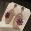 Handmade Tinh Tế Sang Trọng Zircon Tua Rua Bông Tai Thanh Lịch Bán Buôn