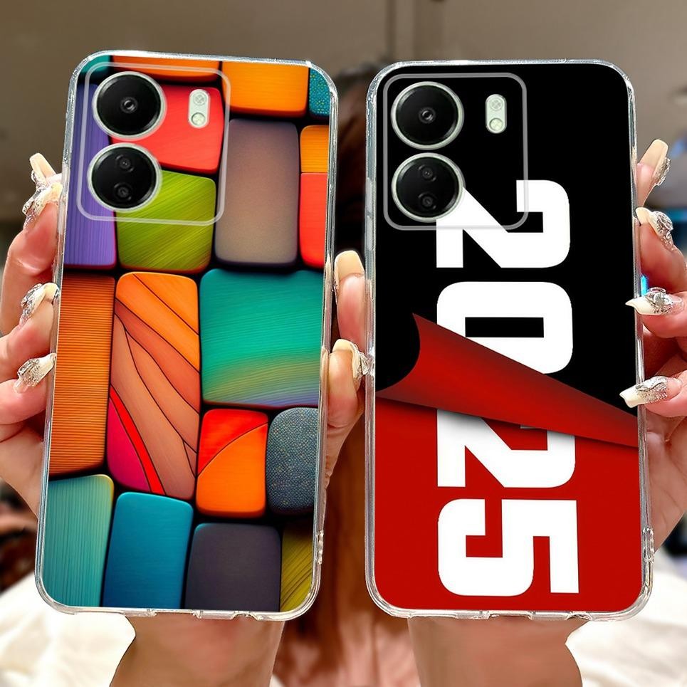 Dành Cho Xiaomi Redmi 13 13C 13R / Poco C65 Ốp Điện Thoại Rồng Mát Sư Tử Hổ Cá Koi Vỏ Tranh Trong Suốt Mềm TPU Vỏ Silicon