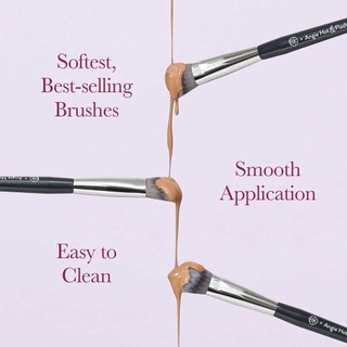 BK Beauty 101 A506 A507 Contoured Foundation Brush Makeup Brushes & Sets