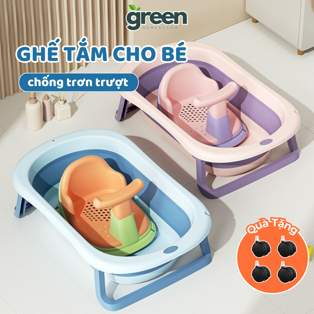Ghế tắm ngồi chống trơn trượt cho bé, Ghế tập ngồi cho bé tiện lợi, ghế ngồi trẻ em đa năng Dinohome