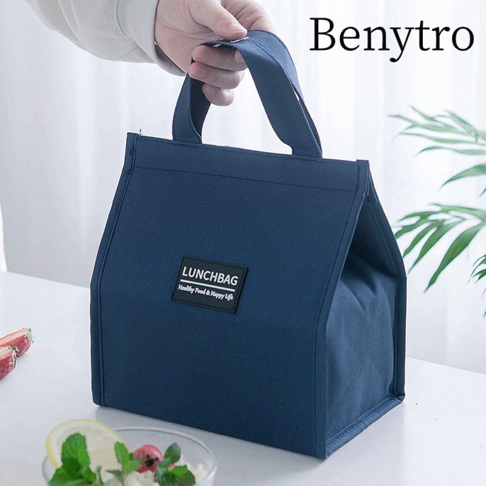 Benytro BENYTRO 1 Túi Giữ Nhiệt Cách Nhiệt, Túi Đựng Đồ Ăn Trưa Làm Mát Chống Thấm Nước Di Động, S / M / L Bữa Sáng Sắp Xếp Du Lịch Dã Ngoại