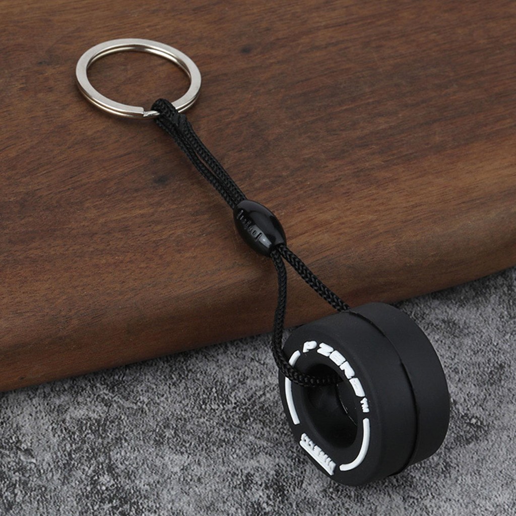 Đua Lốp Móc Chìa Khóa F1 Đua Xe Lưu Niệm Lốp Xe Móc Khóa Quà Tặng Xe Mini Móc Khóa Charm Di Động Ba Lô Mặt Dây Chuyền pomervn