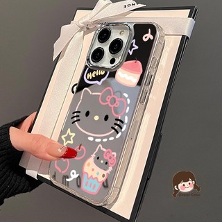 Ốp Điện Thoại Gương HelloKitty Cho Google Pixel 10 9 9A 8 Pro 8A 7 Pro 7A 6A 5 XL 5A 4 4A 5G 4G 3A Vỏ Hoạt Hình Sang Trọng Màu Hồng Dễ Thương Chống Rơi Vỏ Mềm
