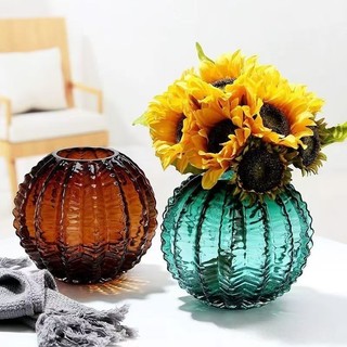 ☀Bình thủy tinh xương rồng thủy canh sang trọng tinh tế theo phong cách Bắc Âu, trang trí hoa cho phòng khách