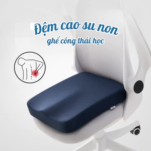 Đệm ngồi cao su non siêu đàn hồi, thiết kế công thái học chống đau xương cụt, giảm đau ê mông Dinohome