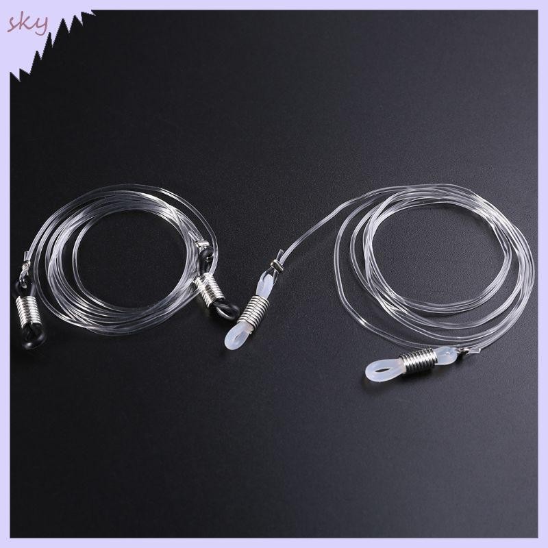 Bầu trời Kính mắt trong suốt Dây đeo chống trượt Dây cổ co giãn Kính mắt thể thao ngoài trời