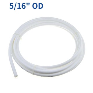 1 Mét RO Nước 1 / 4 5 / 16 3 / 8 Inch OD PE Ống Ống Trắng Linh Hoạt Ống Cho Hệ Thống Lọc Bể Cá Thẩm thấu Ngược