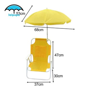 Leipupa Trẻ Em Ngoài Trời Ghế Cắm Trại Dã Ngoại Có Ô Ghế Đi Biển Di Động
