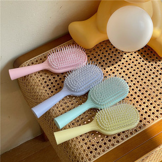 Lược massage chải tóc cầm tay Lược cầm tay tạo kiểu màu sắc pastel