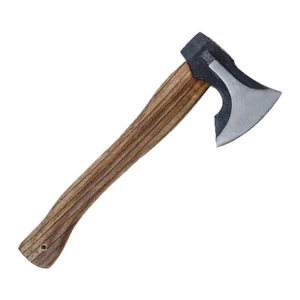 Rìu cán gỗ carbon cắm trại sinh tồn Búa Rìu bổ củi chặt xương đa năng dài 34cm nhỏ gọn dễ dàng đem theo