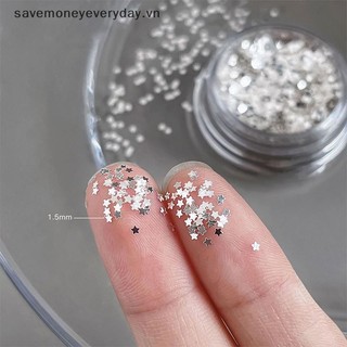 [savemoneyeveryday] 1 Hộp 3D Ngôi Sao Sáng Bóng Móng Tay Nghệ Thuật Kim Sa Lấp Lánh Ngôi Sao Lấp Lánh Kim Sa Lấp Lánh Mảnh DIY Đồ Trang Trí Làm Móng Tay Đồ Dùng Làm Móng Tay [vn]