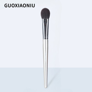 GUOXIAONIU Cọ Trang Điểm Lưỡi Dẹt Lông Thú Xịn