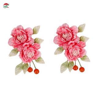 【COD】Tóc Barrettes Với Hoa Hồng Trang Trí Phong Cách Trung Hoa Handmade Phụ Kiện Tóc Cho Áo Váy Làm Kiểu Tóc Dụng Cụ