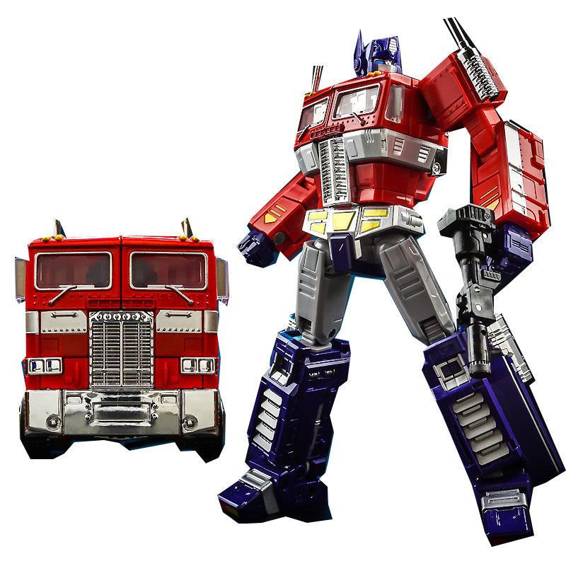 Đồ chơi biến hình Cool Change Treasure Optimus Prime MP-10V 33018, tấm hợp kim màu gốc, cỗ xe cột KBB