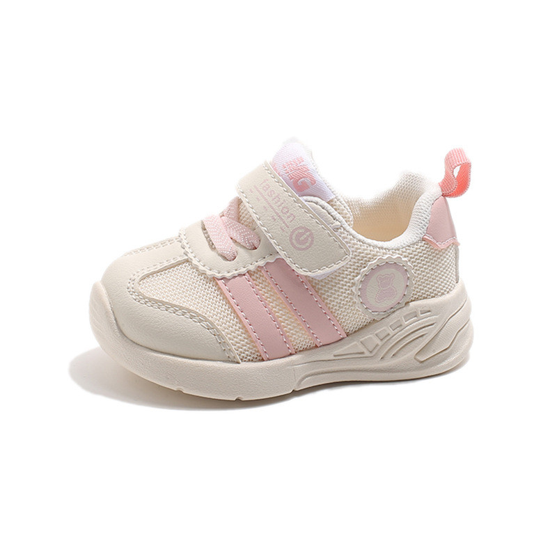 Giày thể thao tập đi phối lưới MG siêu thời trang cho bé mềm nhẹ chân Size 16-26