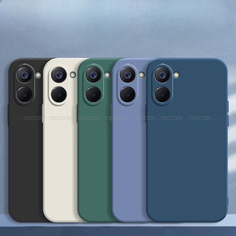 Tương Thích Cho Realme V30 Ốp Lưng Điện Thoại RMX3618Casing Silicon Chống Sốc Ốp Lưng Mềm TPU