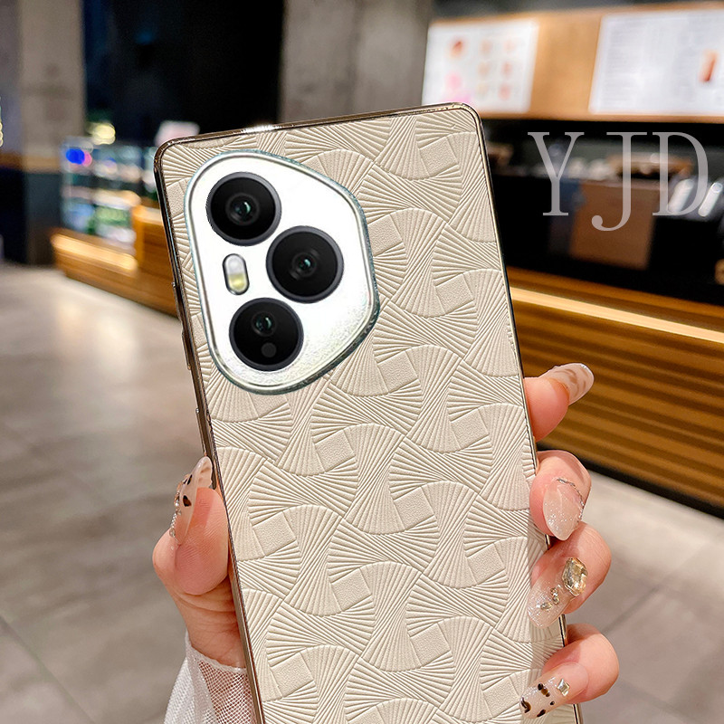 Ốp Lưng Cho Honor 400 Pro Da Thời Trang TPU Mạ Điện Khung Chống Rơi Vỏ Điện Thoại