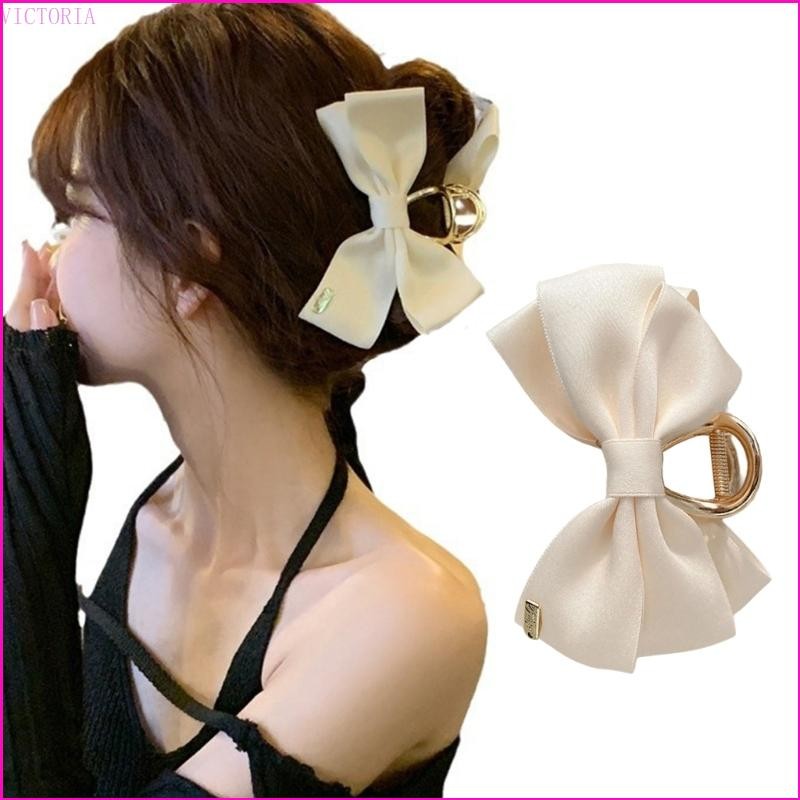 VIC Nơ Vuốt Tóc Kẹp Nơ Vuốt Kẹp Công Chúa Kẹp Tóc Nơ Lớn Kẹp Phụ Kiện Tóc Cho Nữ Và Bé Gái