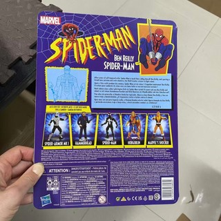 Marvel Legends Symbiote Người nhện và Ben Reilly Người nhện PVC Hình
