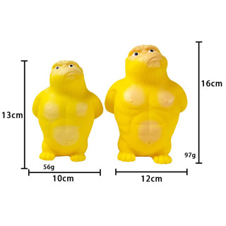Dễ Thương Gorilla PU Bóp Đồ Chơi Sáng Tạo Giảm Căng Thẳng Chậm Phục Hồi Đồ Chơi Cảm Giác Cho Trẻ Em Sinh Nhật Ngày Trẻ Em Quà Tặng
