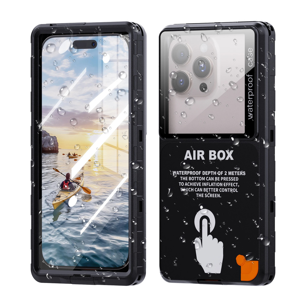 Vỏ Điện Thoại Chống Nước Shellbox Cho Thiết Bị 6,9 'Màn Hình Cảm Ứng Đa Năng Trong Suốt Dưới Nước Chống Bụi Và Thả IP68 Mới