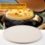 Đá Pizza Để Nướng Bánh Pizza-Cordierite Đĩa Đá Cho Lò Nướng Bbq-Cook Và Phục Vụ Bánh Pizza Bánh Mì Phô Mai-Round 30.5Cm
