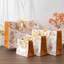 Túi giấy Happy Times trắng cam TU69 đựng quà sinh nhật, sự kiện, đồ lưu niệm cho bạn bè người thân