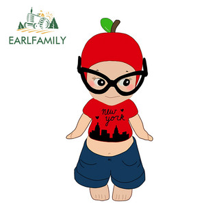 EARLFAMILY Sonny Thiên Thần Xe Dán Cá Tính Hoạt Hình Chống Thấm Nước Campervan Xe Tải Xe Tay Ga PVC Decal Chống Trầy Xước Phụ Kiện Xe Hơi
