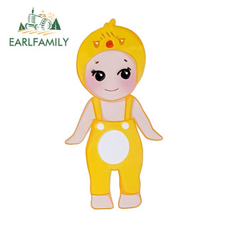 EARLFAMILY Sonny Thiên Thần Xe Dán Cá Tính Hoạt Hình Chống Thấm Nước Campervan Xe Tải Xe Tay Ga PVC Decal Chống Trầy Xước Phụ Kiện Xe Hơi