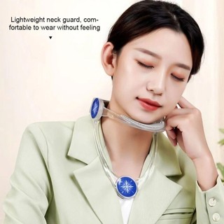 JKDESIGN Phiên bản trẻ em Nẹp cổ, Bộ chỉnh sửa tư thế có thể gập lại, TPU di động Giảm cột sống cổ tử cung Hiệu chỉnh cổ Thiết bị kéo cổ Văn phòng và gia đình