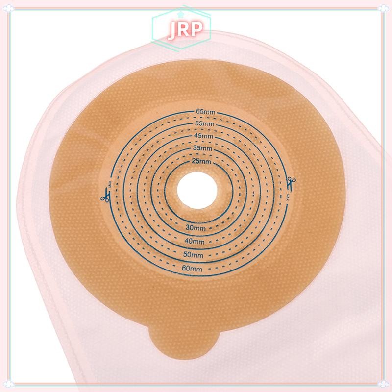 Smallbrainsjr 10 Chiếc Túi Colostomy 25-60mm Túi Stoma Túi Một Mảnh Mở Kẹp Túi Ostomy vn