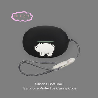 Dành Cho UGREEN ClipBuds Pro Tai Nghe Silicon Chống Thấm Nước Chống Sốc Vỏ Mềm Bảo Vệ Tai Nghe Da Có Nhẫn