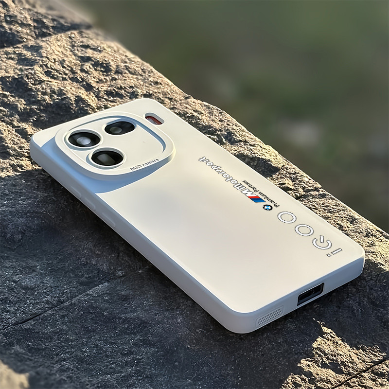 Ốp lưng silicon mềm Logo đồng thương hiệu BMW iQOO thời trang cho IQOO 15 / 13 / 12 / 11 Pro Iqoo NEO 11 / Neo 10 / 9 Pro Z9 Turbo Z10 Turbo Pro