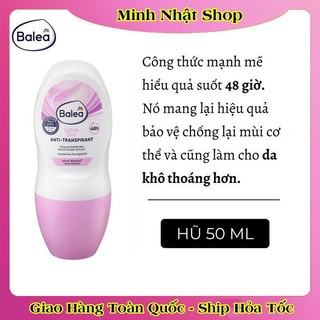 [CÓ CHE TÊN] Bộ Kem khử mùi hôi nách Balea Deocreme, xịt khử mùi nách, lăn khử mùi Balea Đức - Date mới Đủ Bill