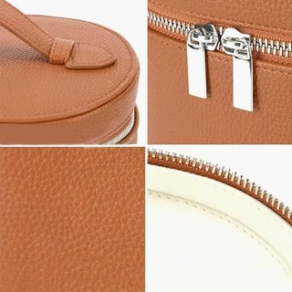 Túi Trang Điểm Du Lịch Du Lịch Túi Trang Điểm Da PU Chống Thấm Nước Tổ Chức Dây Kéo Túi Vanity Tote Cho Trang Sức ewoekvn